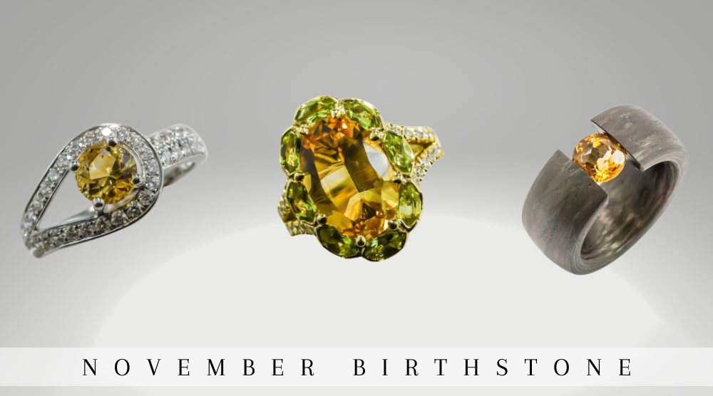 CITRINE AND DIAMOND RINGS PERTH