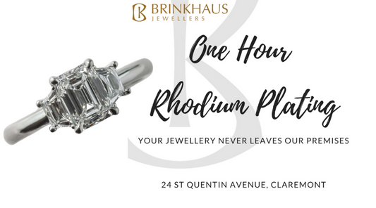 One Hour Rhodium Plating Perth | Perth Rhodium Plating | Brinkhaus Jewellers Claremont