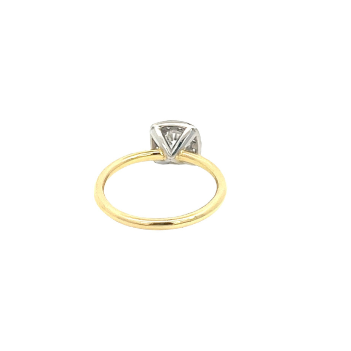 Round Brilliant Cut Halo Engagement Ring