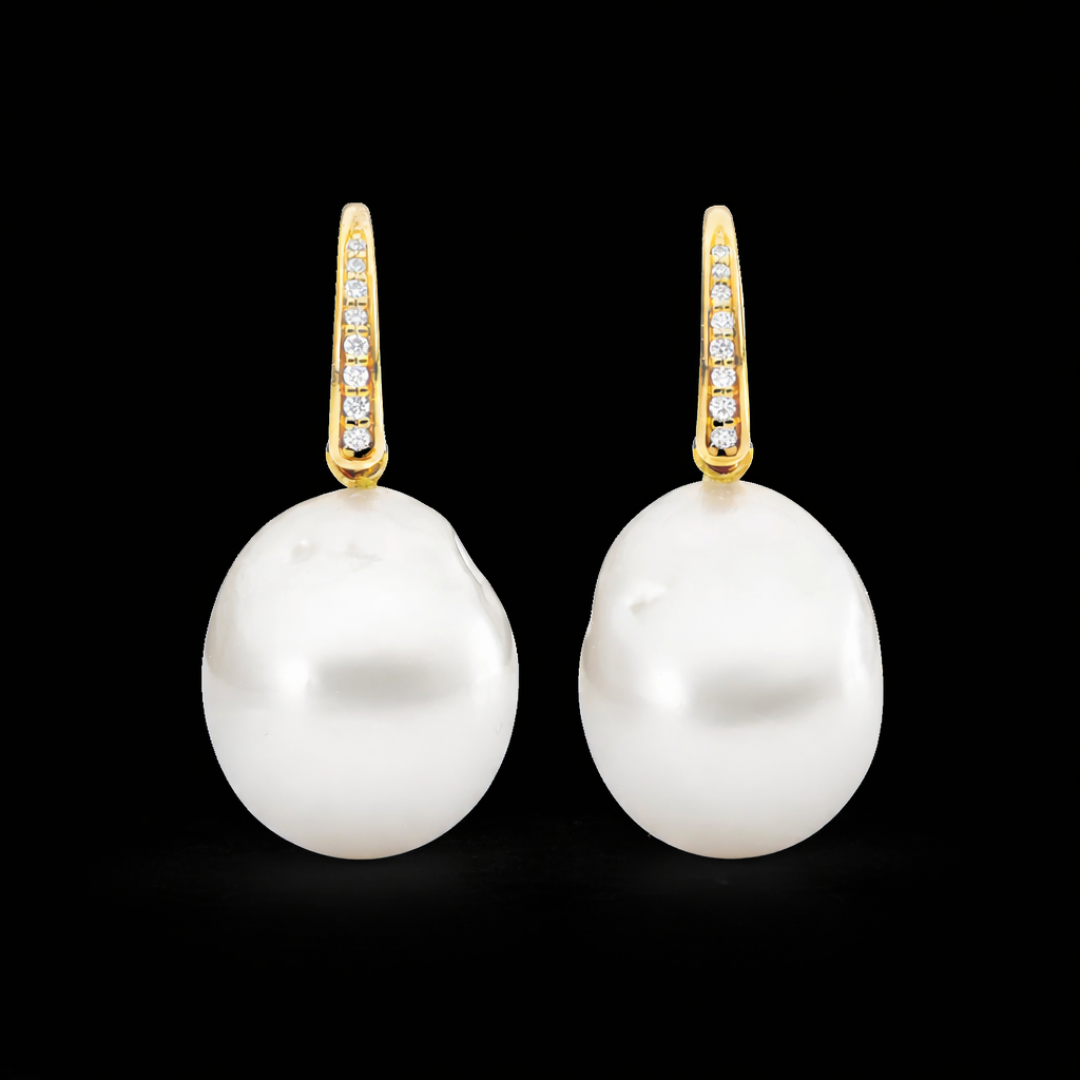Autore South Sea Pearl Diamond Drops
