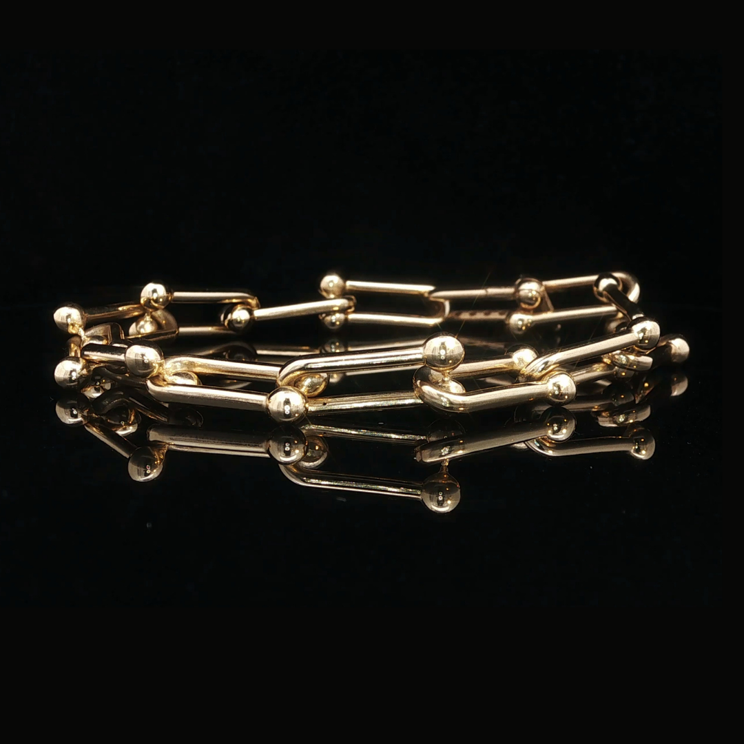 Chain Link Bracelet in 18ct Yellow Gold