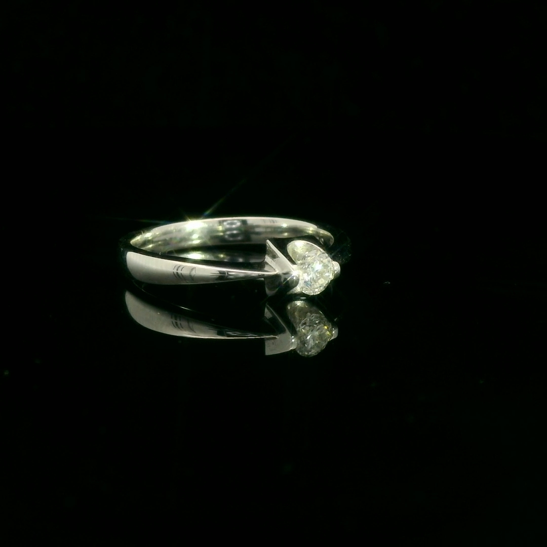 Solitaire Diamond Engagement Ring