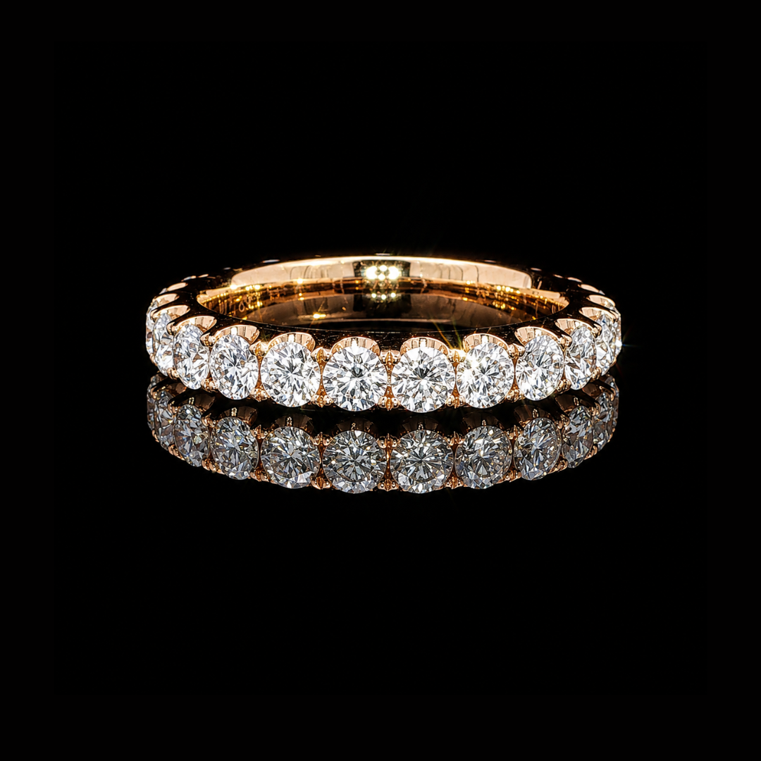 Diamond Eternity Band in 18ct Rose Gold | Brinkhaus Jewellers Claremont