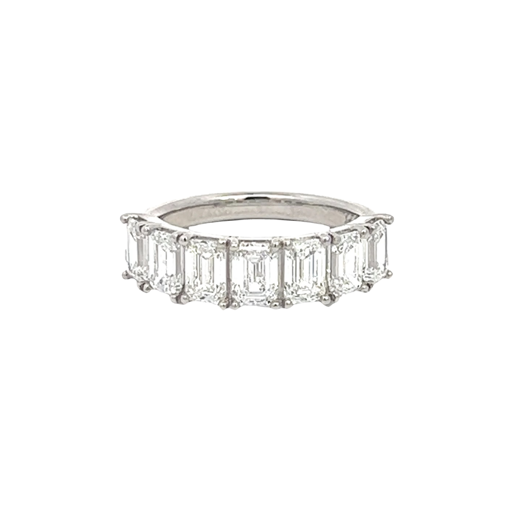 Emerald Cut Diamond Eternity Band