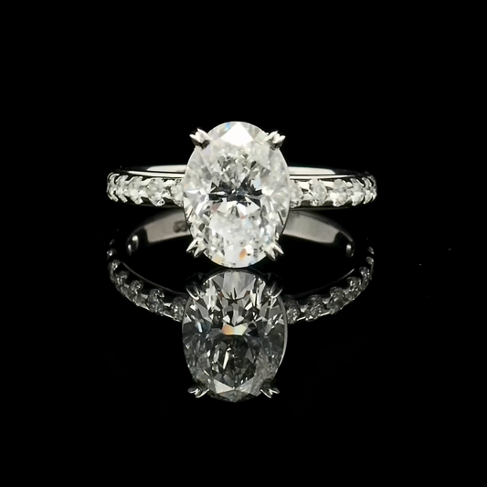 Oval Cut Diamond Engagement Ring | Brinkhaus Jewellers Perth