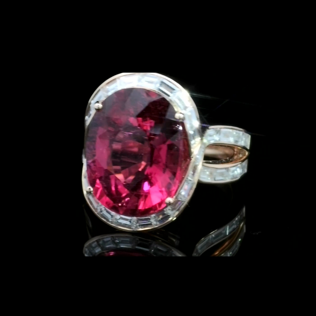 Pink Tourmaline Ring Perth