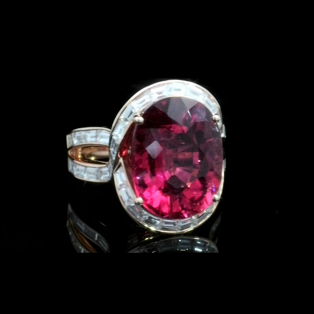 Pink Tourmaline Ring Perth