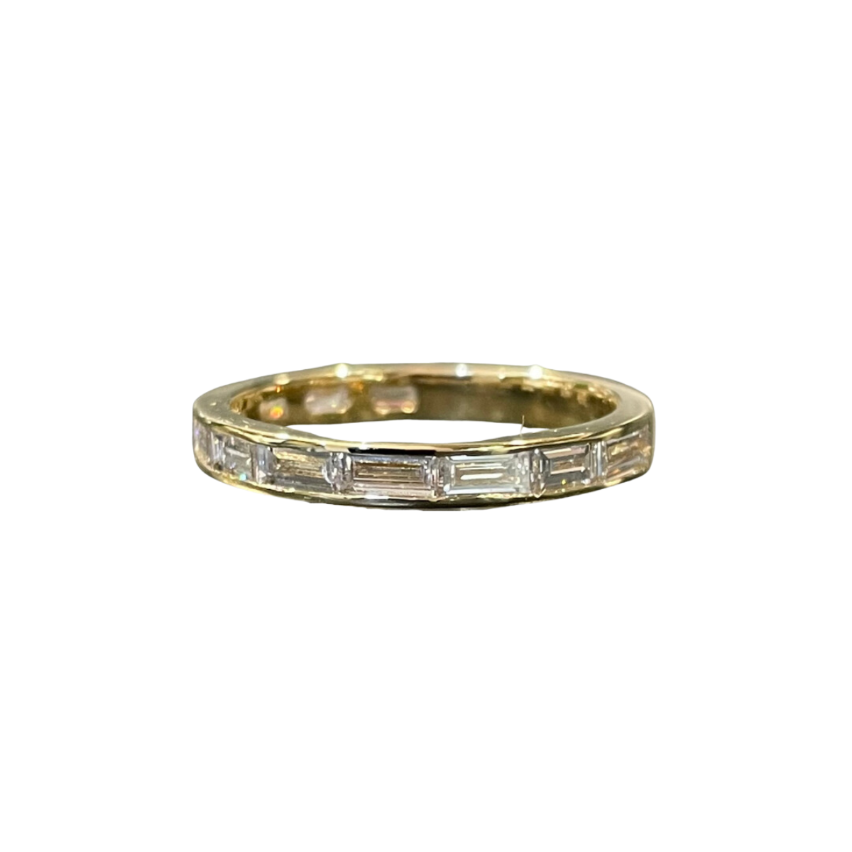 Channel Set Baguette Diamond Band