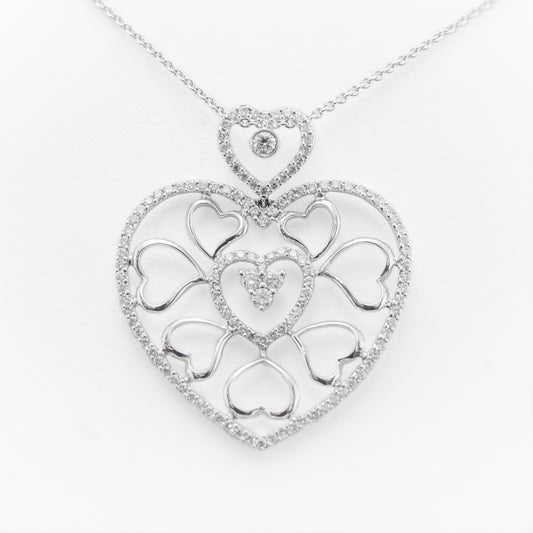 Diamond Love Heart Pendant