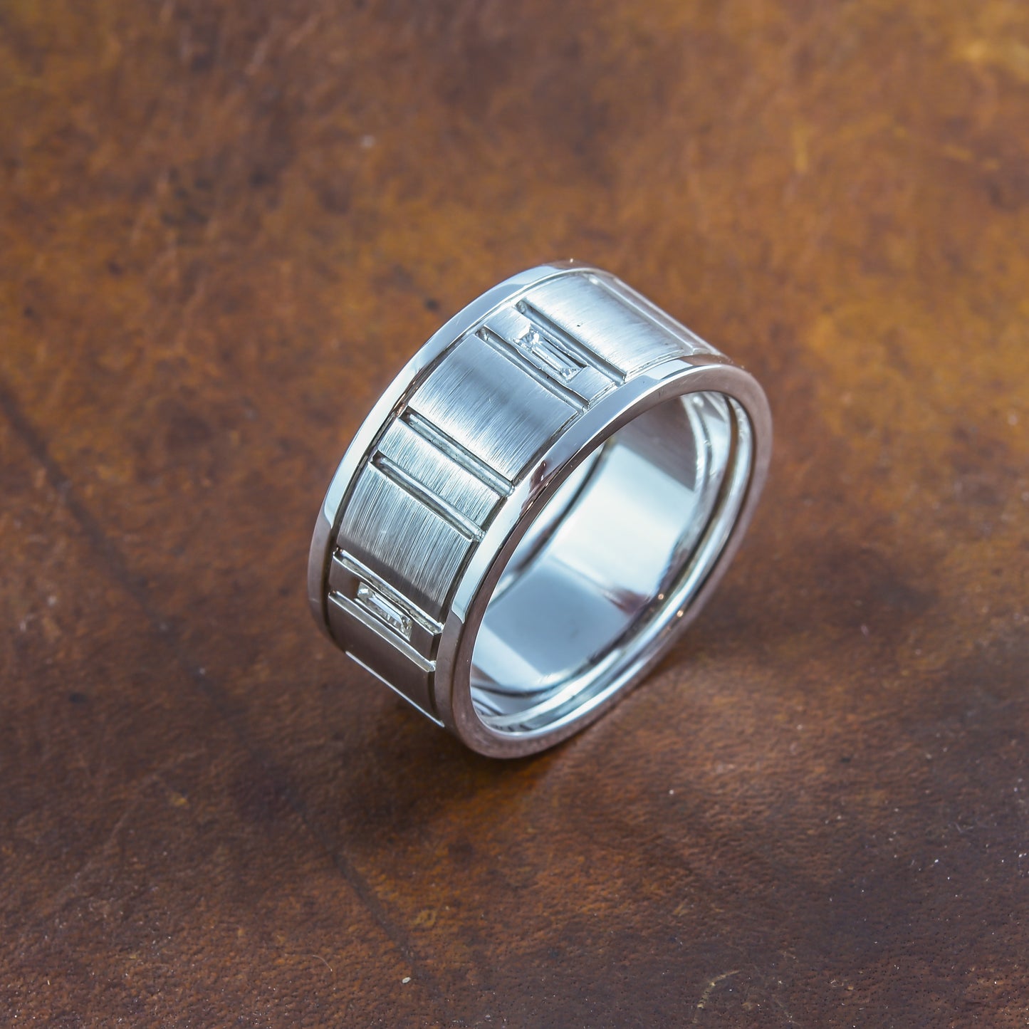 mens diamond wedding band