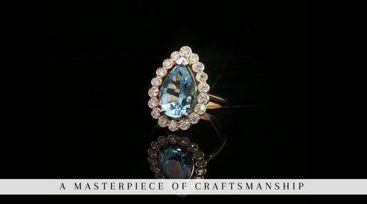Aquamarine and Diamond Ring | Brinkhaus Jewellers Perth 