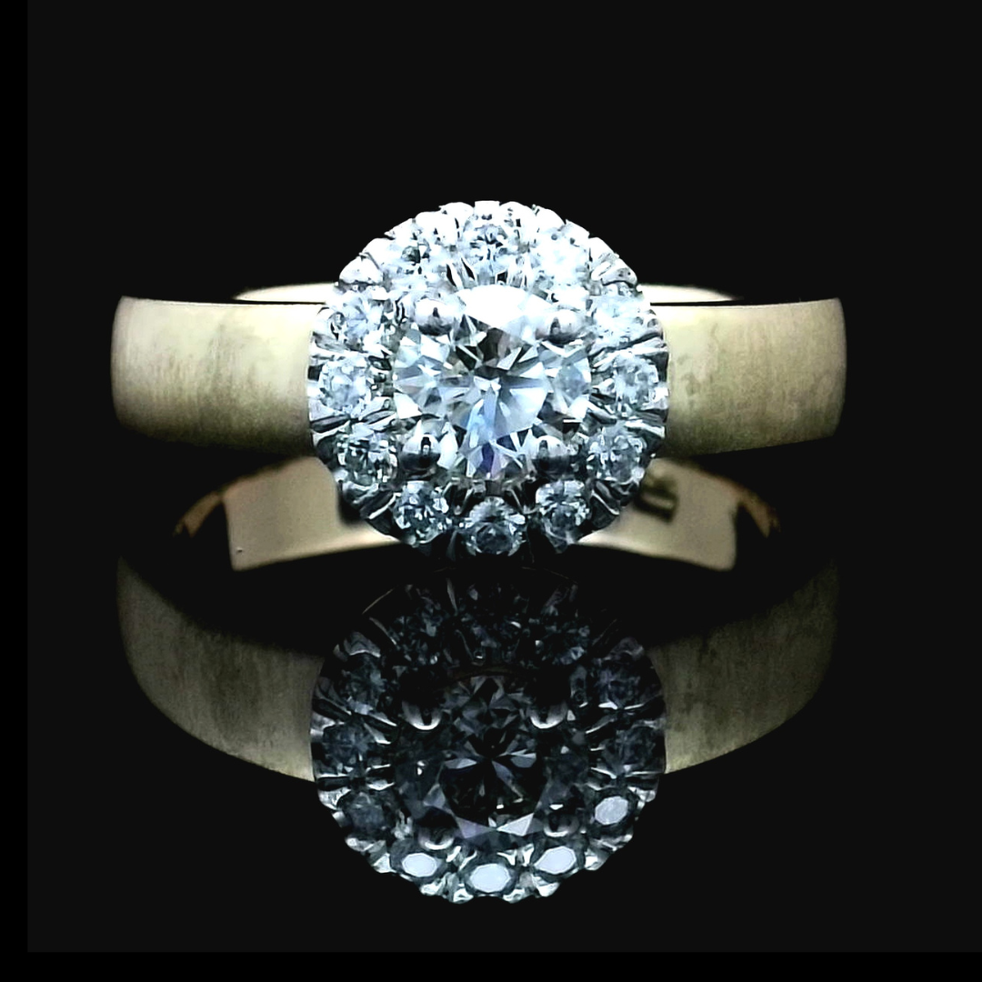 Diamond Halo Ring | Halo Diamond Ring Perth | Brinkhaus Jewellers