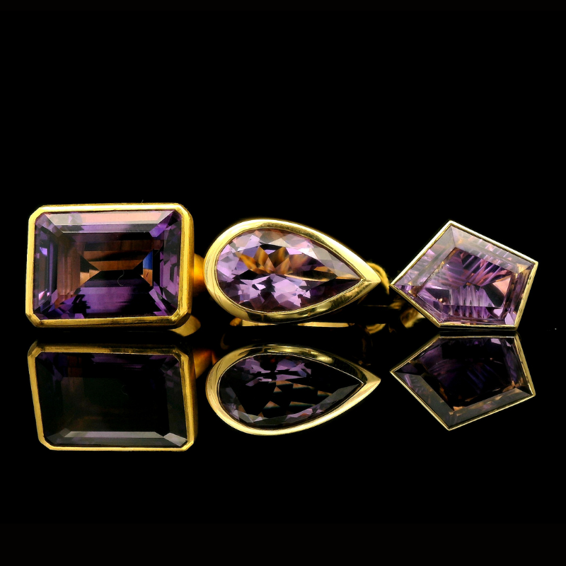 Amethyst Rings Handmade in Perth | Brinkhaus Jewellers Claremont