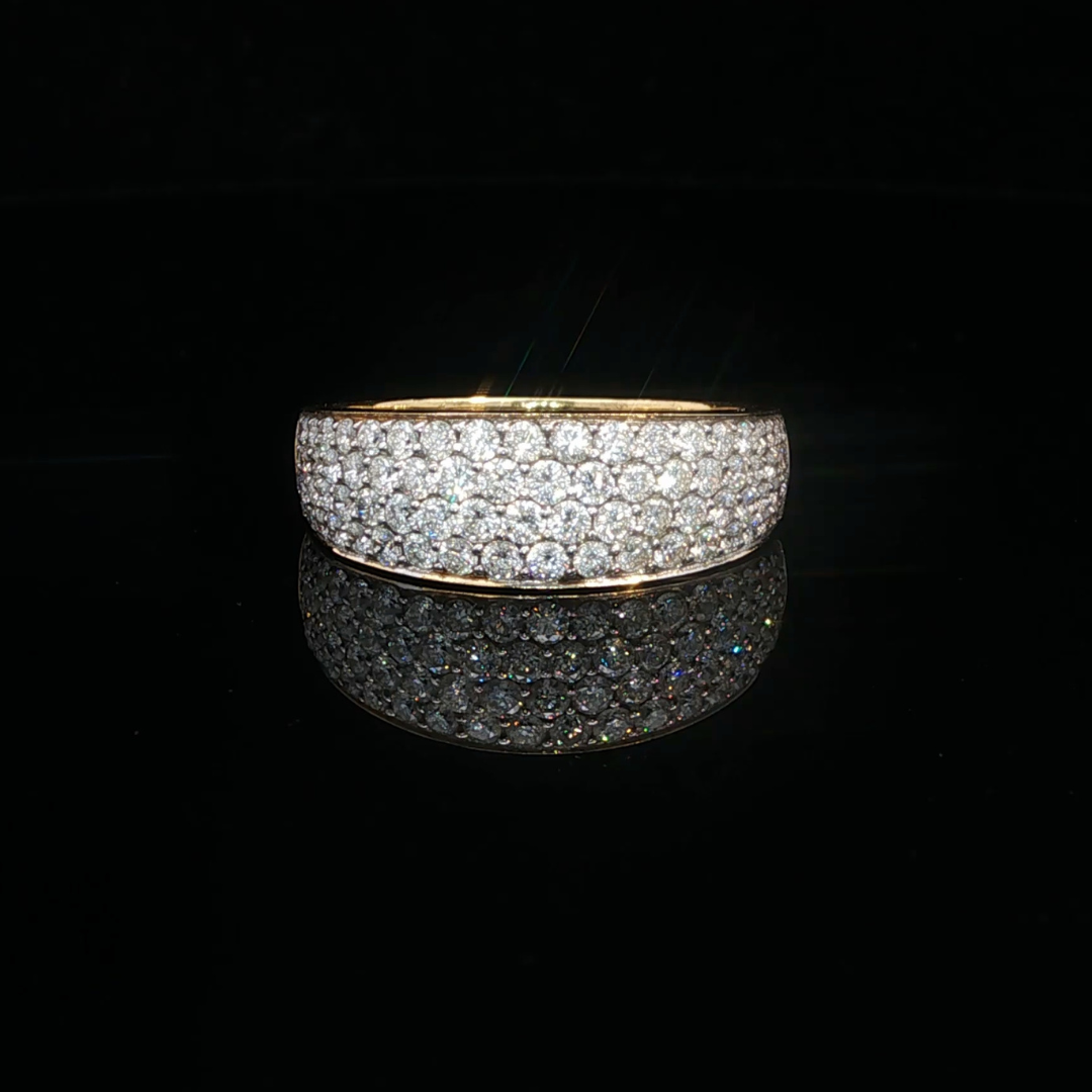 Diamond Eternity Band in 18ct Yellow Gold  | Brinkhaus Jewellers 
