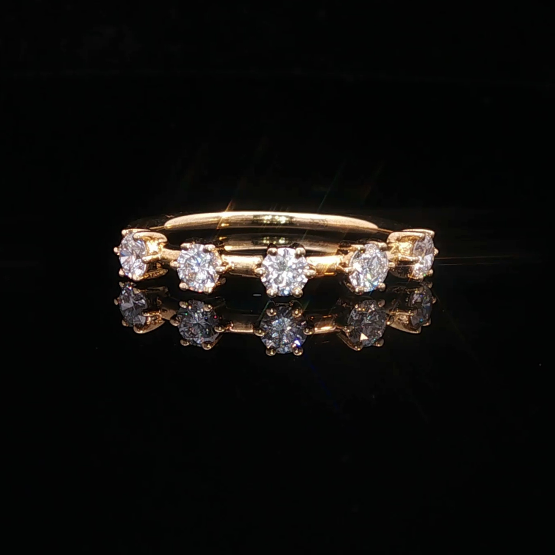 Diamond Wedding Band in 18ct Yellow Gold  | Brinkhaus Jewellers Claremont 