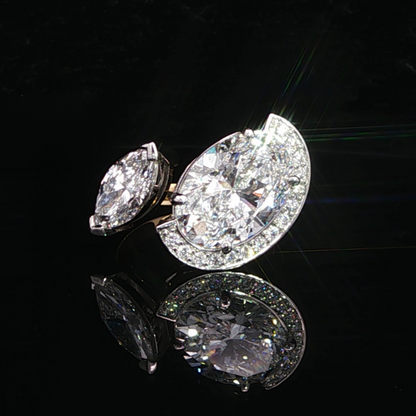 Oval and Marquise Diamond Engagement Ring | Brinkhaus Jewellers Perth 