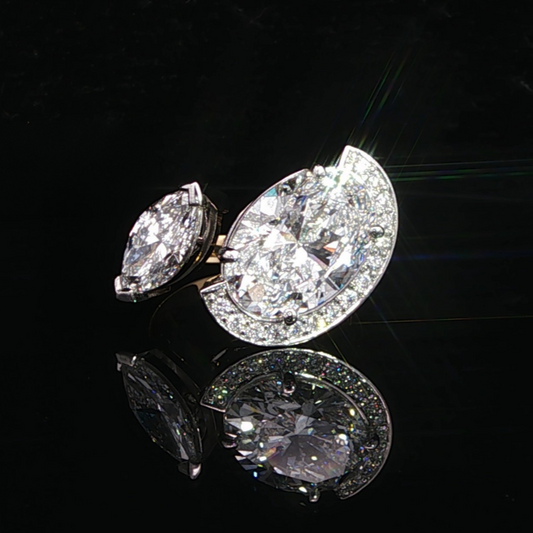 Oval and Marquise Diamond Engagement Ring | Brinkhaus Jewellers Perth 