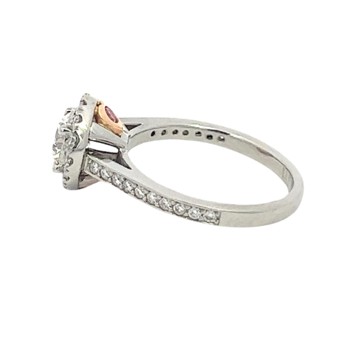 custom made diamond engagement ring