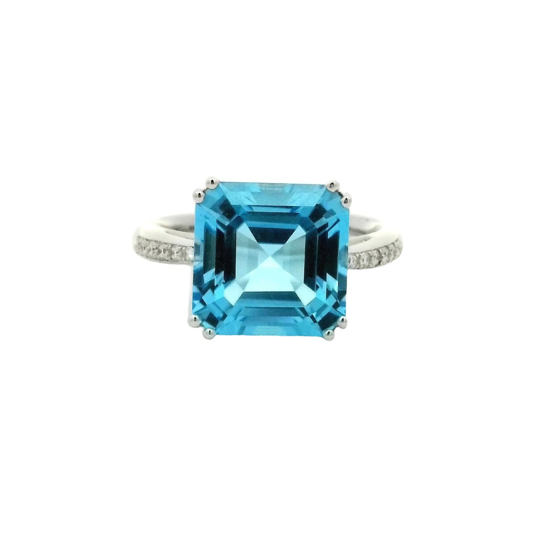 Topaz and Diamond Ring Perth | Brinkhaus Jewellers