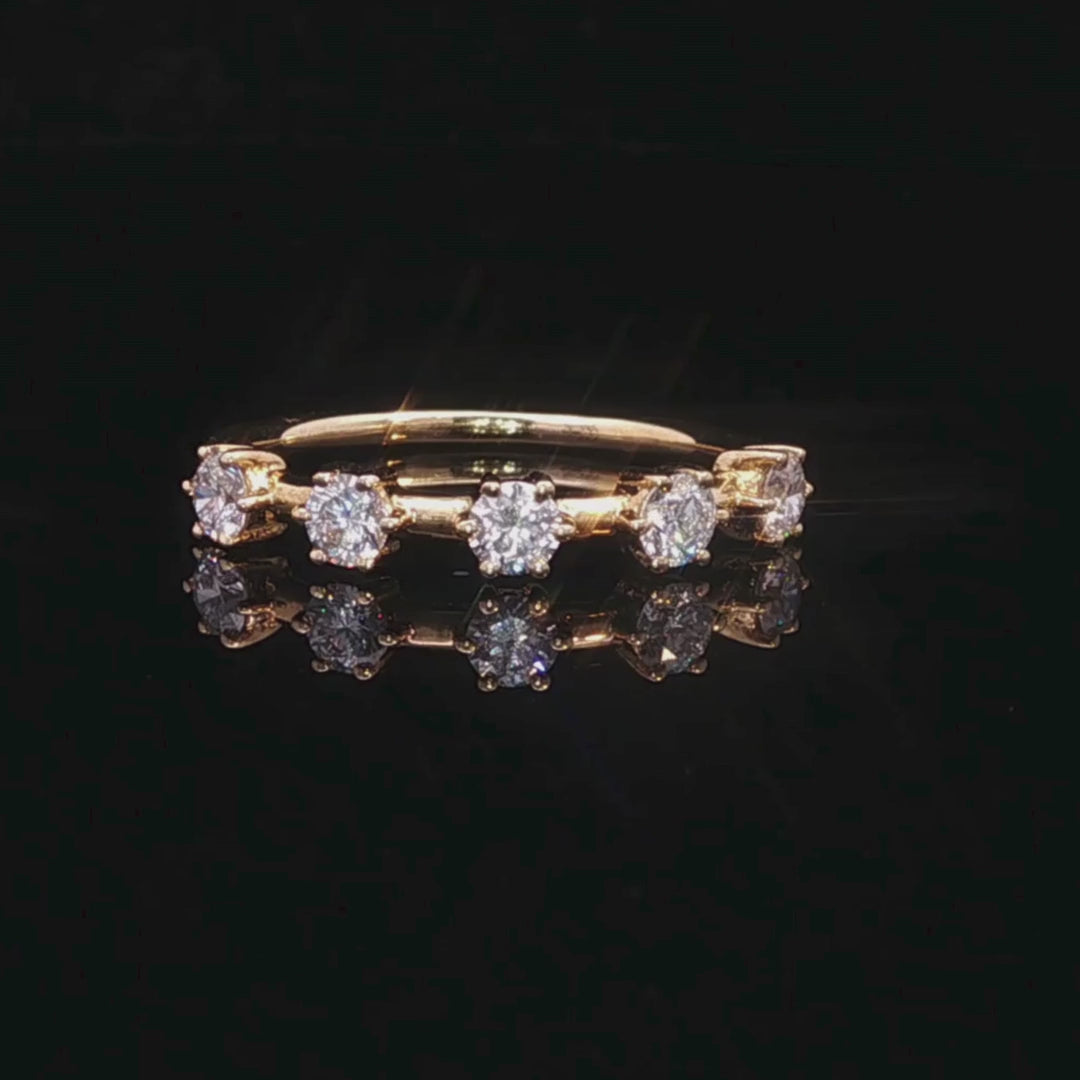 Diamond Wedding Band in 18ct Yellow Gold  | Brinkhaus Jewellers Claremont 