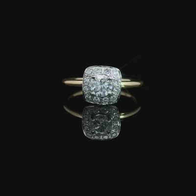 Round Brilliant Cut Halo Engagement Ring | Brinkhaus Jewellers 