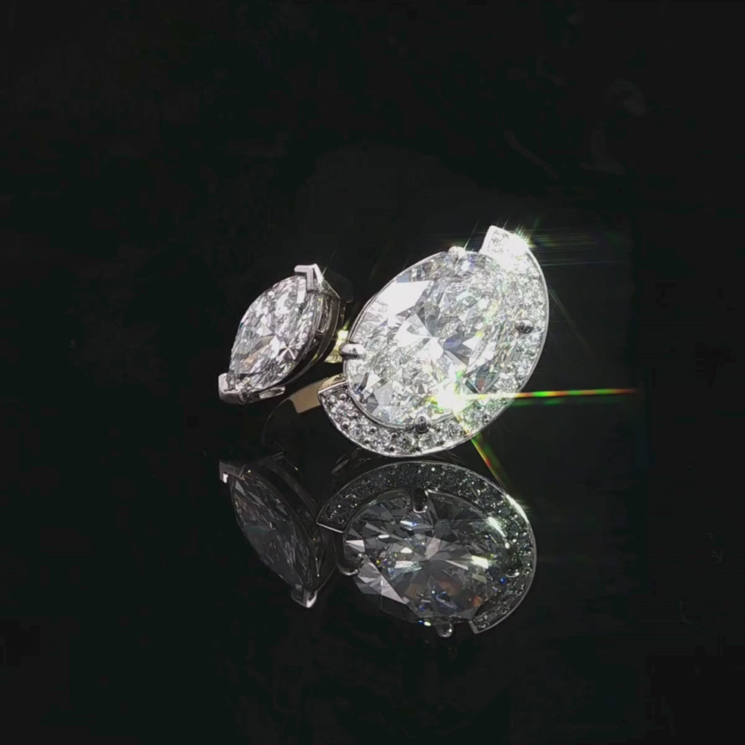 Oval and Marquise Diamond Engagement Ring | Brinkhaus Jewellers Perth 