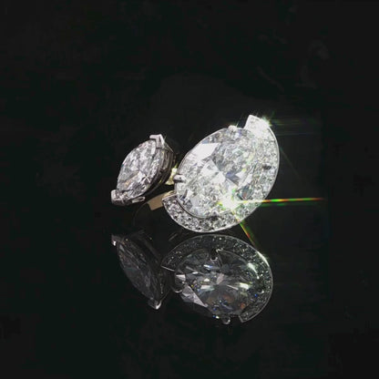 Oval and Marquise Diamond Engagement Ring | Brinkhaus Jewellers Perth 