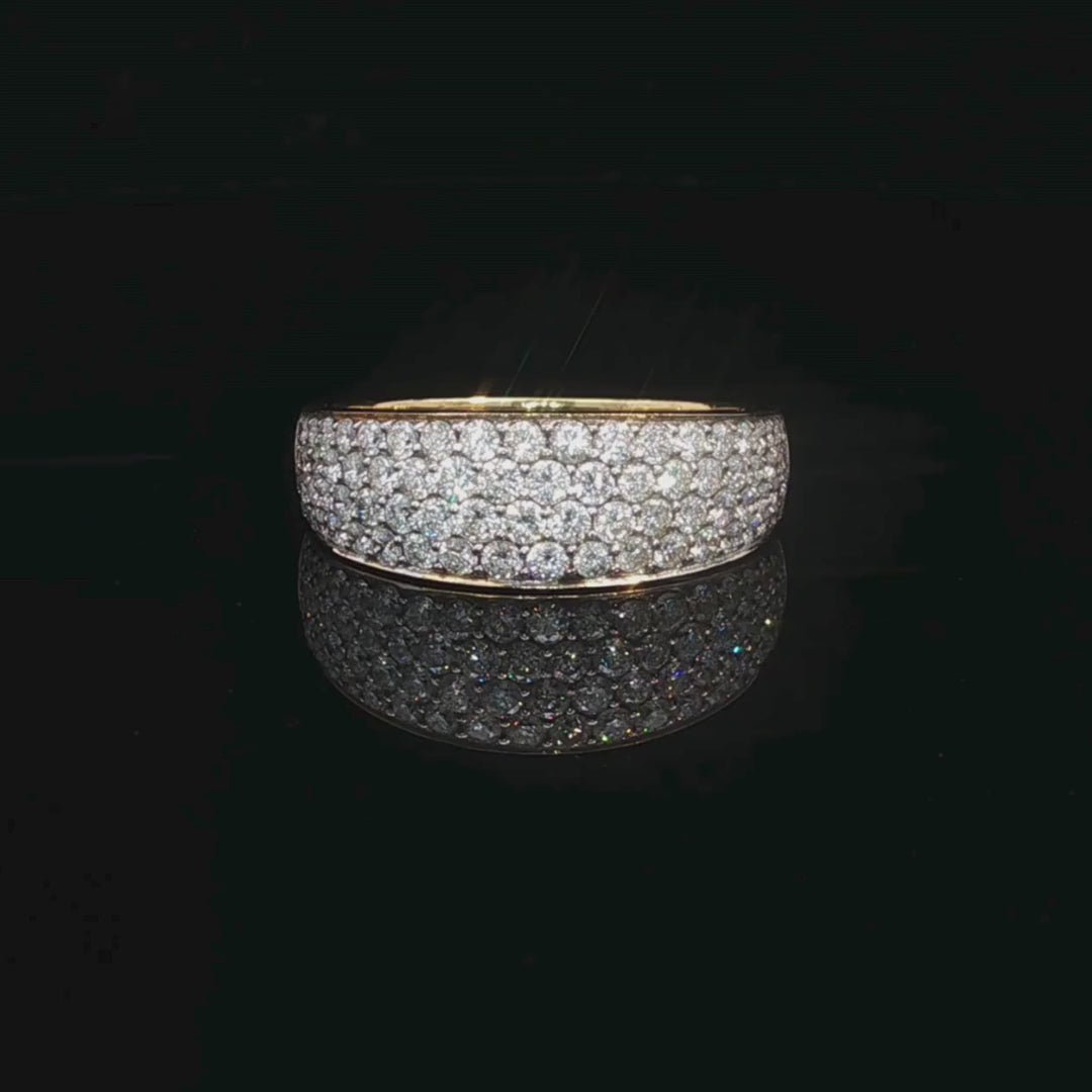 Diamond Eternity Band in 18ct Yellow Gold  | Brinkhaus Jewellers 