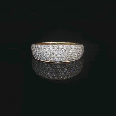 Diamond Eternity Band in 18ct Yellow Gold  | Brinkhaus Jewellers 