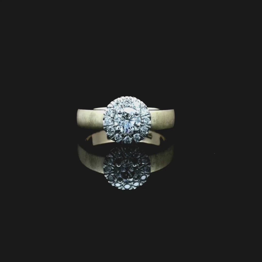 Diamond Halo Ring | Halo Diamond Ring Perth | Brinkhaus Jewellers
