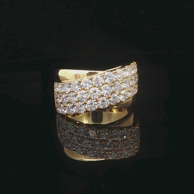 Diamond Band in 18ct Yellow Gold