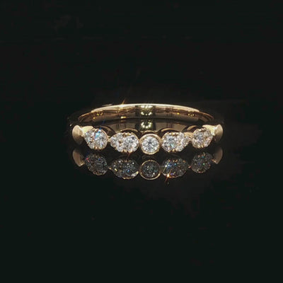 Diamond Wedding Band in 18ct Yellow Gold | Brinkhaus Jewellers Perth 